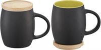 TAZZA CON COPERCHIO IN LEGNO